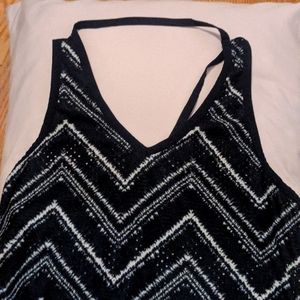 Black and white Athleta  tank top